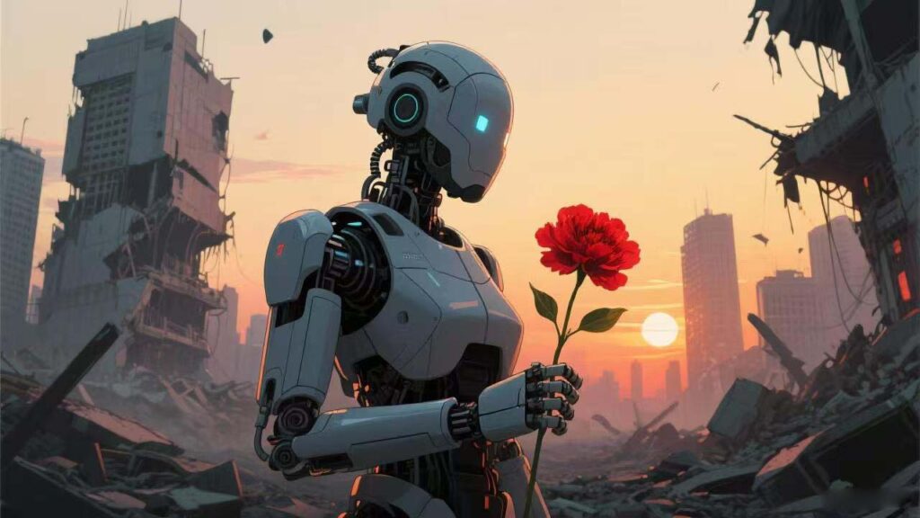 robotwithflower